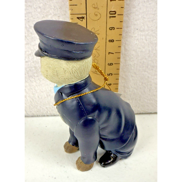 Hamilton Furr-Ever Firefighter Tails of Honor Resin Cat 4" Figurine Collectible - Picture 4 of 8
